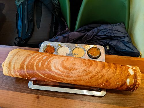 Dosa at Saravanaa Bhavan at Saravanaa Bhavan in Berlin