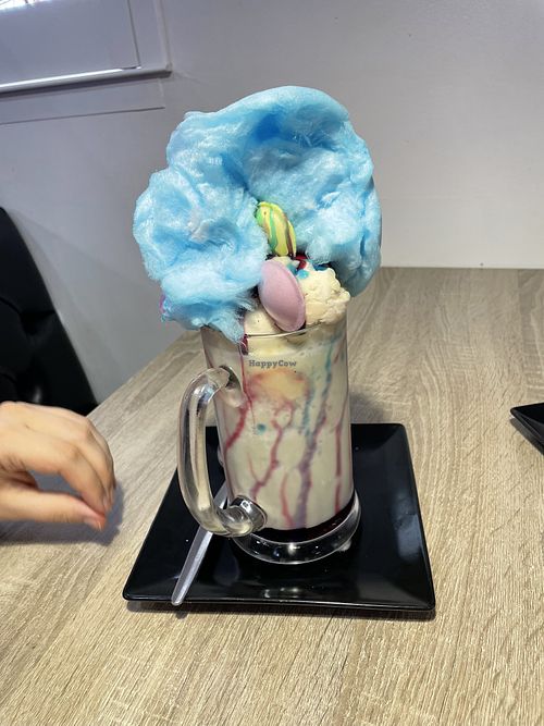 Vegan funfair monster shake  at Oatcakes & Milkshakes in Stone