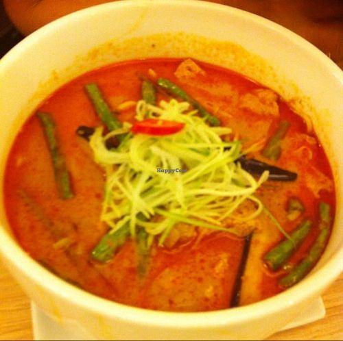 Nonya curry noodles at Veggie Planet in Malacca