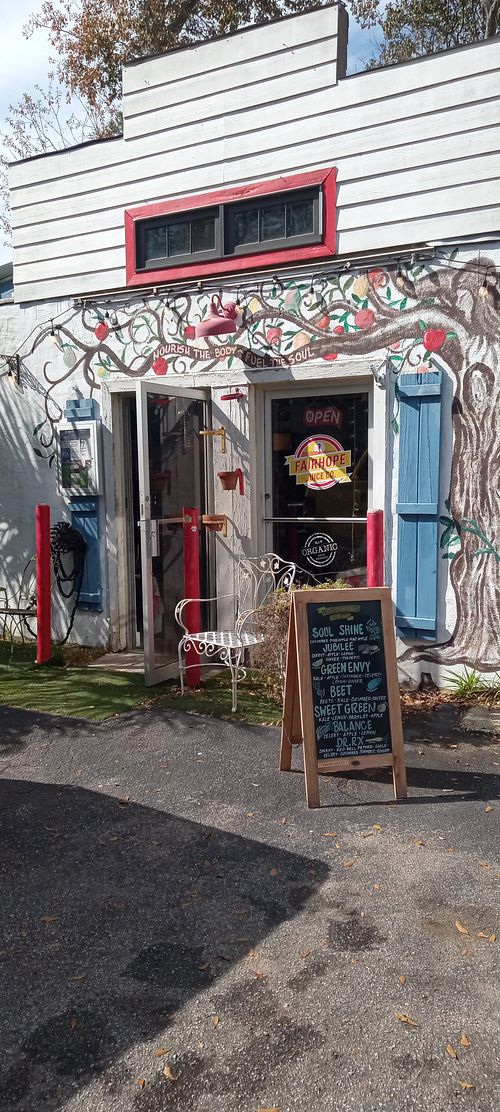 So cute! at Fairhope Juice Co - Battles Wharf Market in Fairhope