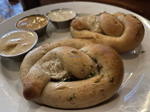 Gluten free Preztels  at Sage Bistro and KindKreme in Los Angeles