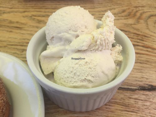 vanilla corn ice cream at Sage Bistro and KindKreme in Los Angeles