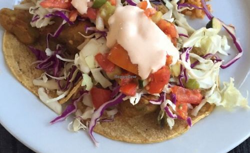 Baja avocado tacos  at Sage Bistro and KindKreme in Los Angeles