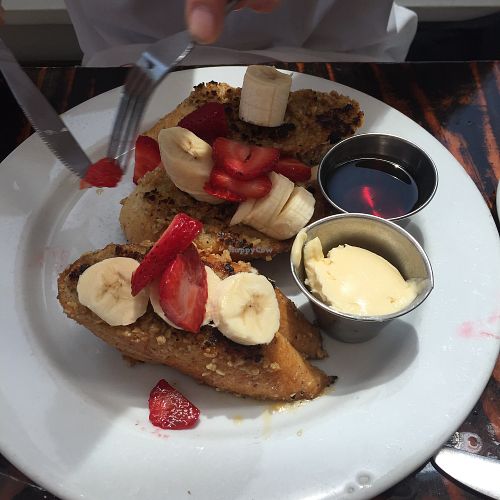 chia French toast  at Sage Bistro and KindKreme in Los Angeles