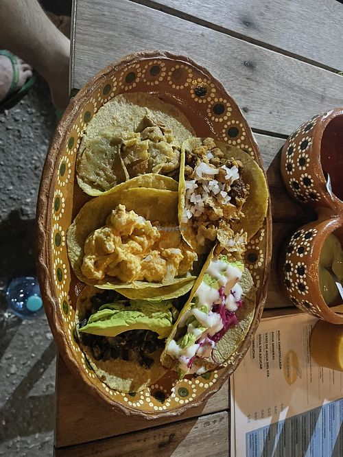   at La Vegan Taqueria in Tulum