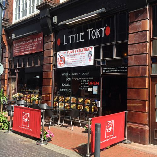 outside  at Little Tokyo in Leeds