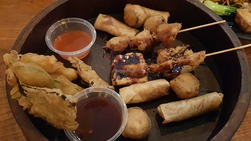 Vegetarian starter collection (vg) at Little Tokyo in Leeds