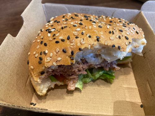 The Wannabe Burger - a vegan protein patty at The Good Burger in Athy