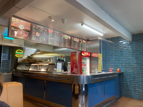 The counter at The Good Burger in Athy