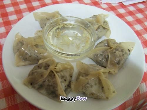 Wantons, Vegan City Fast Food at Vegan City - Husitska in Prague