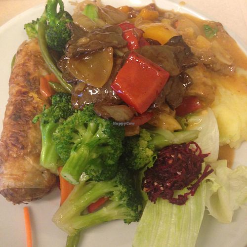 May have overestimated my hunger... at Vegan City - Husitska in Prague