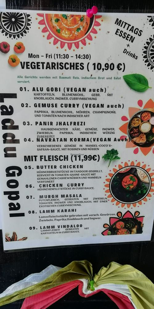 Mittagstisch at Laddu Gopal in Wolfsburg