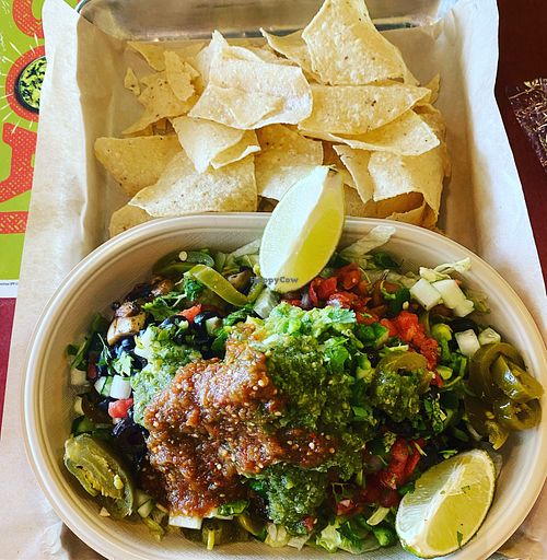 Delicious 😋 vegan 🌱   at Moe's Southwest Grill in Odessa
