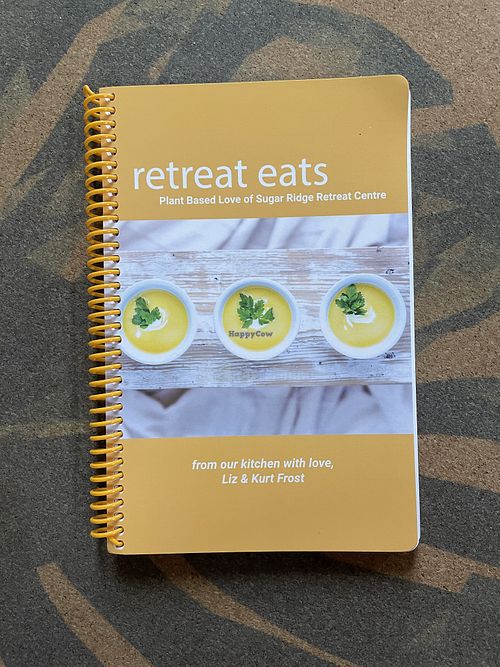 Their cookbook  at Sugar Ridge Retreat Centre in Tay