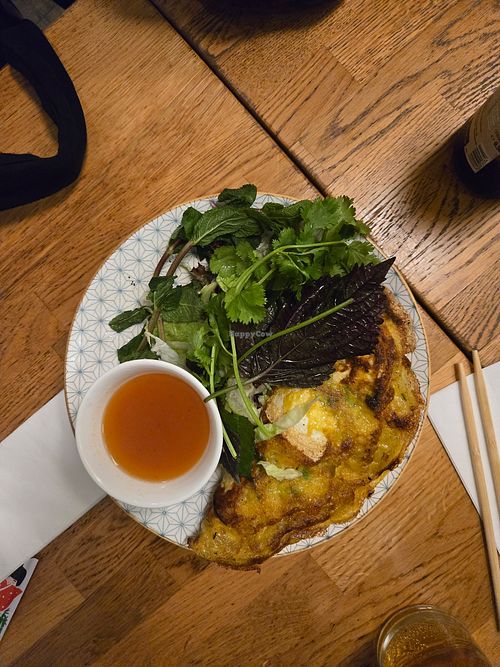 Vegan pancake at Pho84 in Vienna