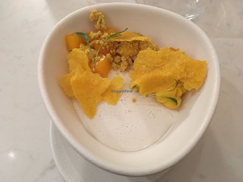 Coco, Mango, Curry dessert at brEAThe Restaurant | Sushi végétal à Paris in Paris