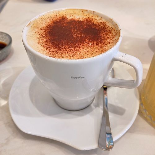Cappuccino at brEAThe Restaurant | Sushi végétal à Paris in Paris