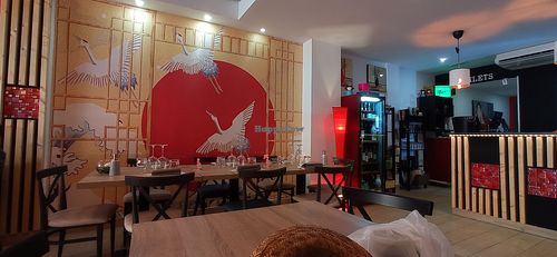 Amazing decor at Sushi Amore in Tenerife