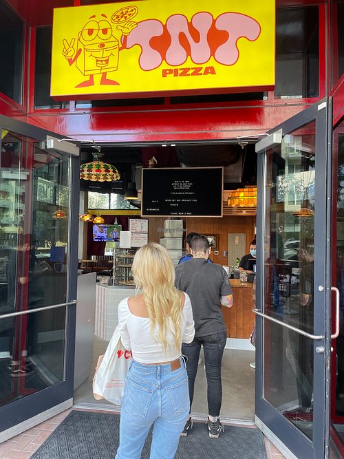 Cute decor  at TNT Pizza in San Diego