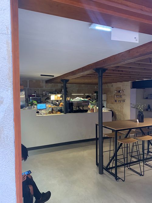 inside at Surry Hills Coffee in Mallorca