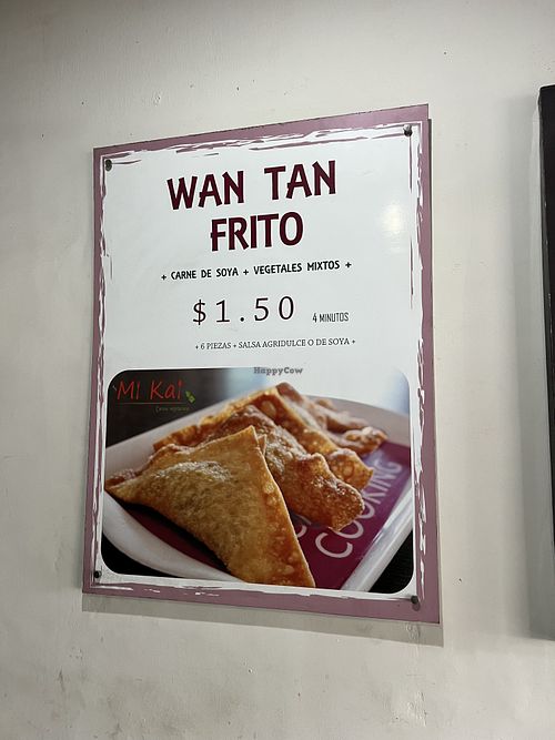   at Mi Kai Cocina Vegetariana in San Salvador