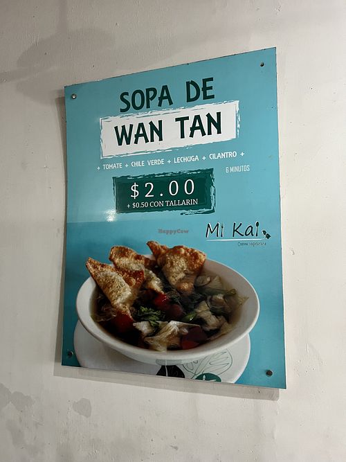   at Mi Kai Cocina Vegetariana in San Salvador