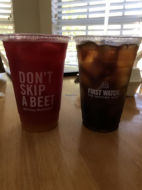 Morning Meditation and Cold Brew Coffee at First Watch in Cypress