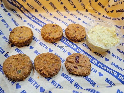 Flower Bombs at Flower Burger in West Hollywood