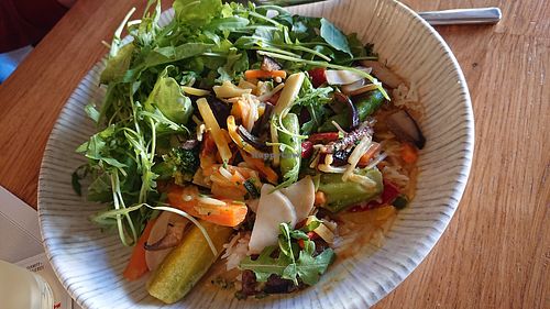 Kokos-Curry-Gemüse mit Basmatireis at Stadtwirtshaus Hopferl in Gmuend