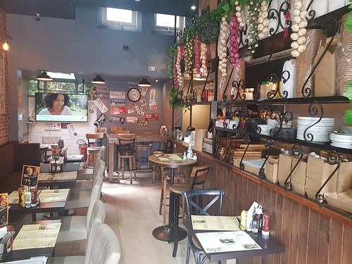 Interior at Veggie Jimmy in South West London