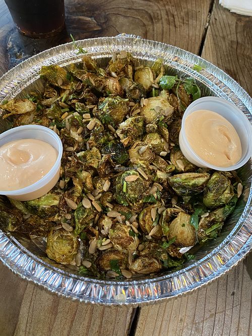 Brussel Sprouts at Luchador Urban Taqueria in Pomona