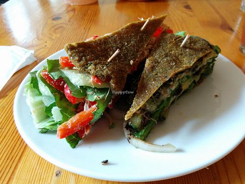 club sandwich at Alchemist Garden in Amsterdam