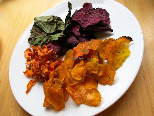 Marinated Veggie Chips at Alchemist Garden in Amsterdam