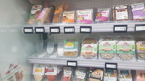 Tofu, tempeh, vegan meats at Sa Teulera in Mallorca