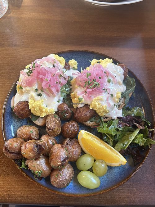 Vegan benny   at Bruncheria in New Westminster
