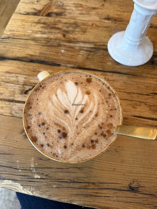 Dirty pumpkin spice latte with oat milkk  at Botanista Café Club in Munich