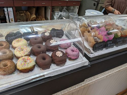 Donuts and muffins at NaturBaker in Destin