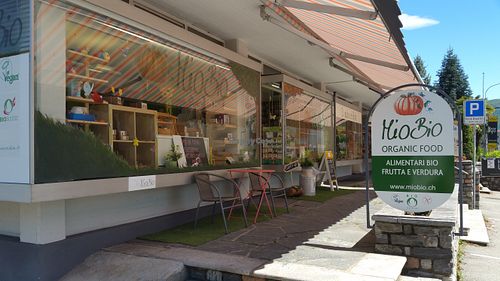 Exterior at Mio Bio in Caslano