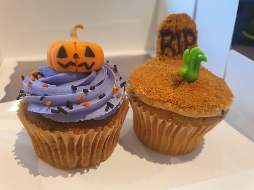 Halloween cupcakes. Pumpkin Spice and Biscoff at Kind Indulgence in Engadine