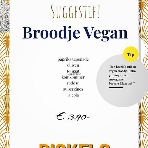 Ingrediënten Vegan broodje  at Pickels in Asse