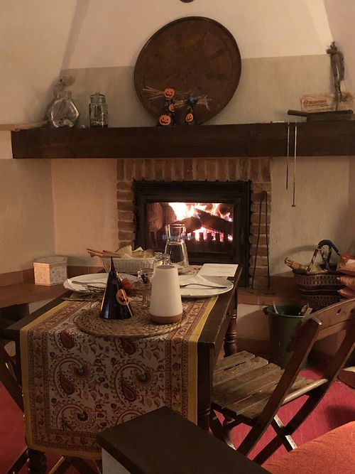 The table  at Elena Carmilla  in Rivarossa