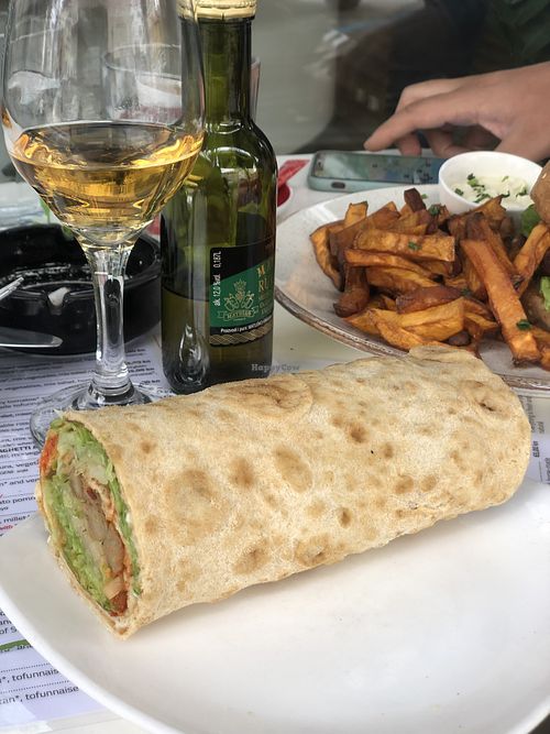 Seitan wrap   at Upcafe in Split