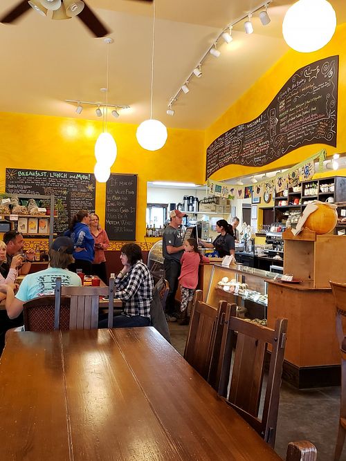 Adorable place at Flying Squirrel Bakery Cafe in Talkeetna