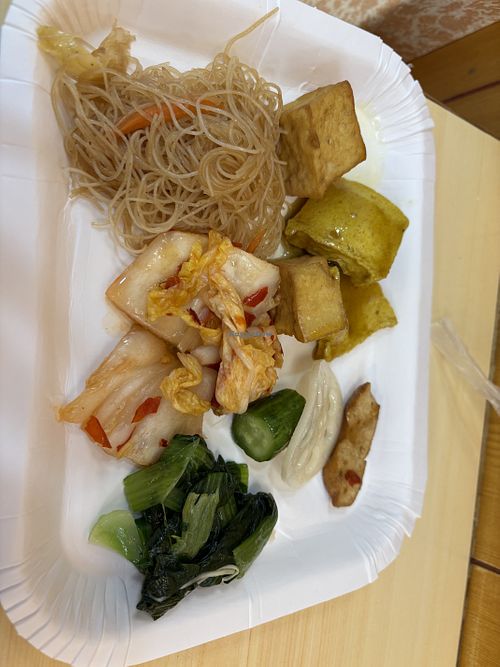 This came to approximately $1.50 usd  at Zheng Hui Vegetarian - 正慧素食館  in Taipei