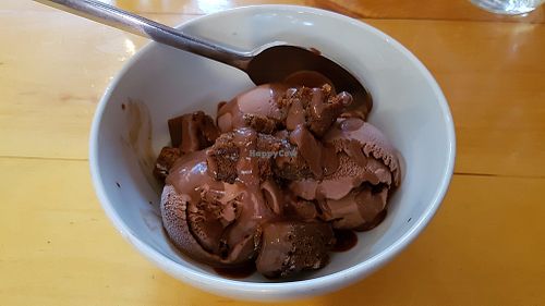 Chocolate ice cream at Rise Above in St Catharines