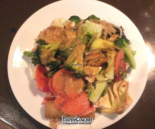 Selections from buffet at Araya's Place - University District in Seattle