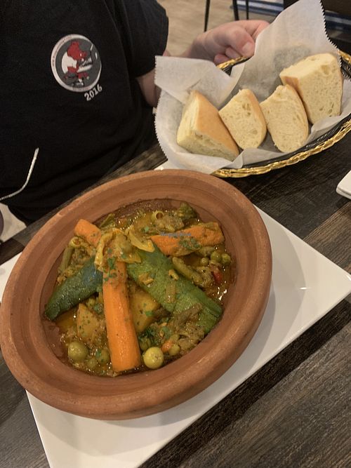 Vegetable tagine at Andalusia in Memphis