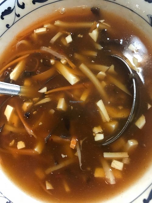 Hot and sour  at Bamboo Garden Vegetarian Cuisine in Seattle