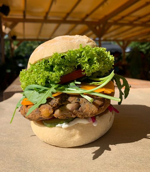 Wegan Burger  at Parkowa in Krakow