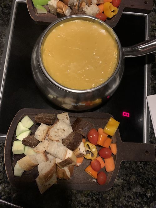 Vegan cheese fondue - very good!  at The Melting Pot in Sacramento